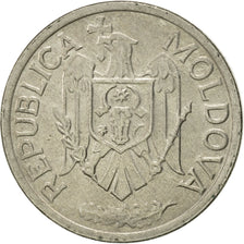 Moldova, Leu, 1992, AU(55-58), Nickel Clad Steel, KM:5