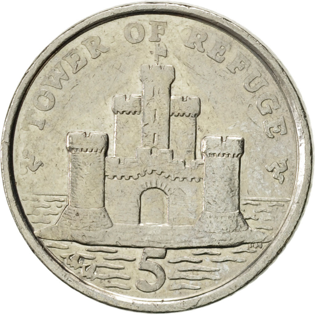 Isle of Man, Elizabeth II, 5 Pence, 2007, Pobjoy Mint, SUP, Copper-nickel