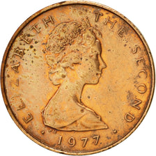 Coin, Isle of Man, Elizabeth II, 1/2 Penny, 1977, Pobjoy Mint, AU(50-53)