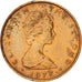 Moneda, Isla de Man, Elizabeth II, 1/2 Penny, 1977, Pobjoy Mint, MBC+, Bronce