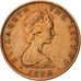 Coin, Isle of Man, Elizabeth II, 1/2 Penny, 1976, Pobjoy Mint, AU(50-53)