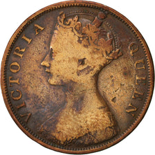 Hong Kong, Victoria, Cent, 1866, VF(30-35), Bronze, KM:4.1