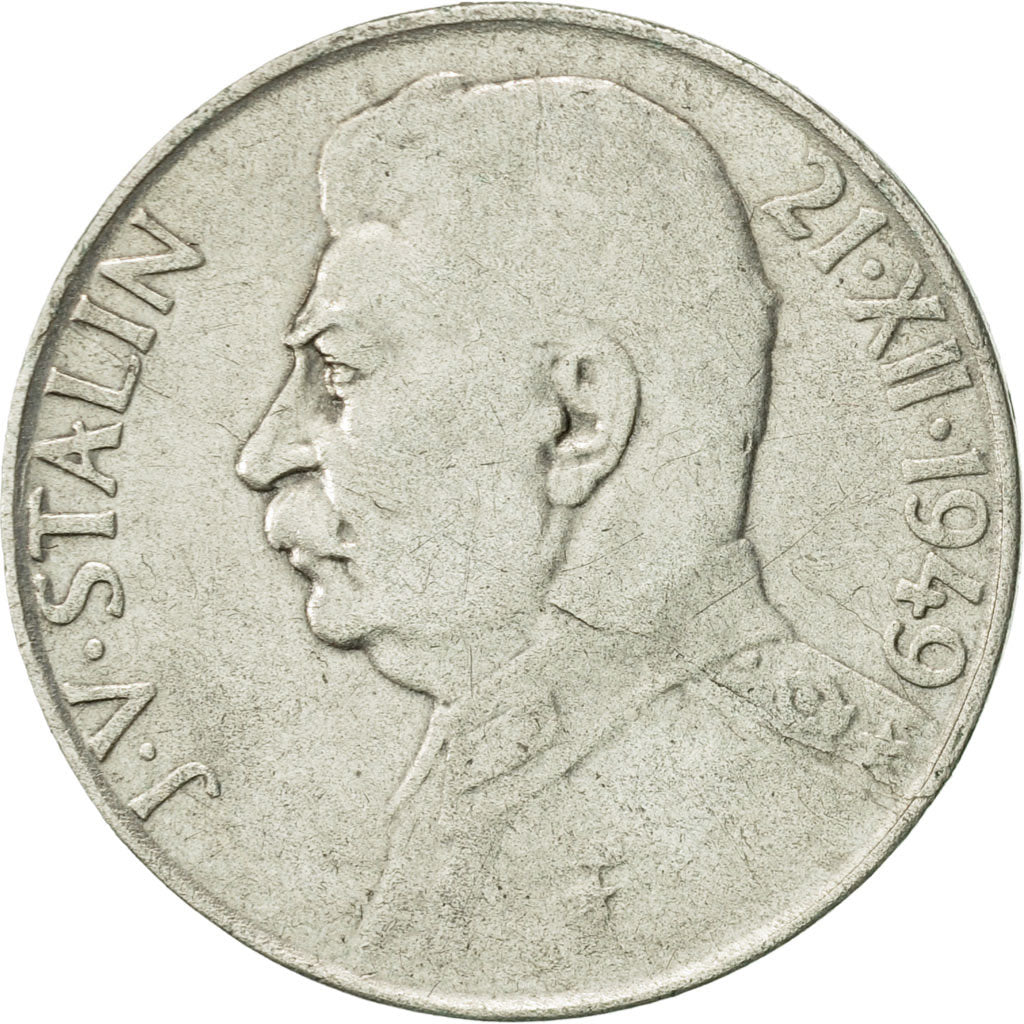 Checoslovaquia, 50 Korun, 1949, MBC+, Plata, KM:28