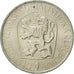 Cecoslovacchia, 10 Korun, 1965, SPL-, Argento, KM:58