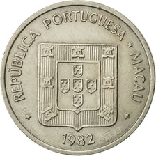 Macau, 5 Patacas, 1982, Singapore Mint, AU(55-58), Copper-nickel, KM:24.1