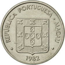 Coin, Macau, Pataca, 1982, Singapore Mint, AU(55-58), Copper-nickel, KM:23.1