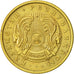 Moneda, Kazajistán, 50 Tyin, 1993, Kazakhstan Mint, EBC, Brass Plated Zinc