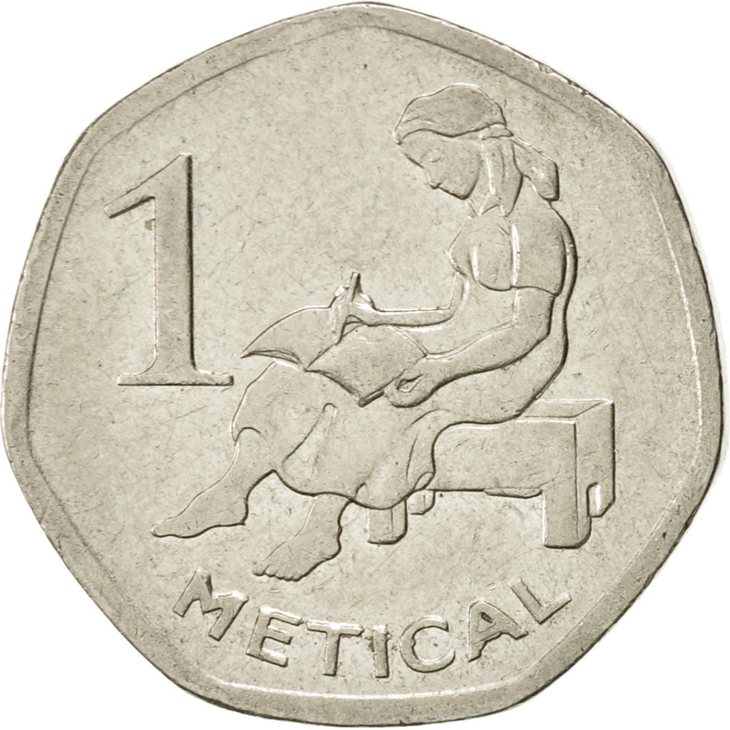 Coin, Mozambique, Metical, 2006, AU(55-58), Nickel plated steel, KM:137