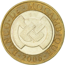Mozambique, 10 Meticais, 2006, AU(55-58), Bi-Metallic, KM:140