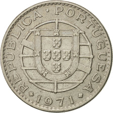 Mozambique, 20 Escudos, 1971, AU(55-58), Nickel, KM:87