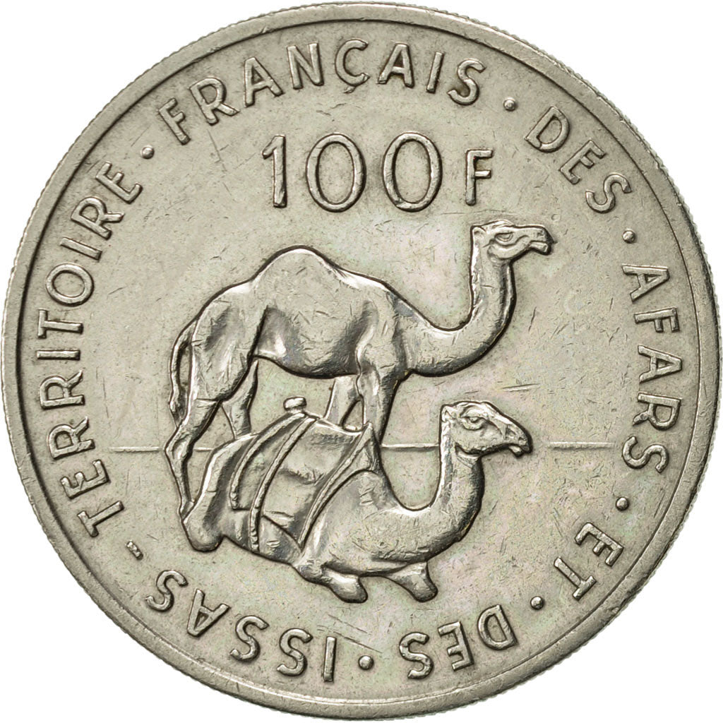 AFARS E ISSAS FRANCESI, 100 Francs, 1970, Paris, SPL-, Rame-nichel, KM:19