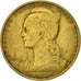 French Somaliland, 20 Francs, 1952, Paris, AU(50-53), Aluminum-Bronze, KM:7