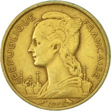 Französisch-Somaliland, 10 Francs, 1965, Paris, SS, Aluminum-Bronze, KM:11