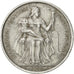 FRENCH OCEANIA, 5 Francs, 1952, Paris, AU(50-53), Aluminum, KM:4