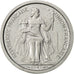FRENCH OCEANIA, Franc, 1949, Paris, AU(55-58), Aluminum, KM:2