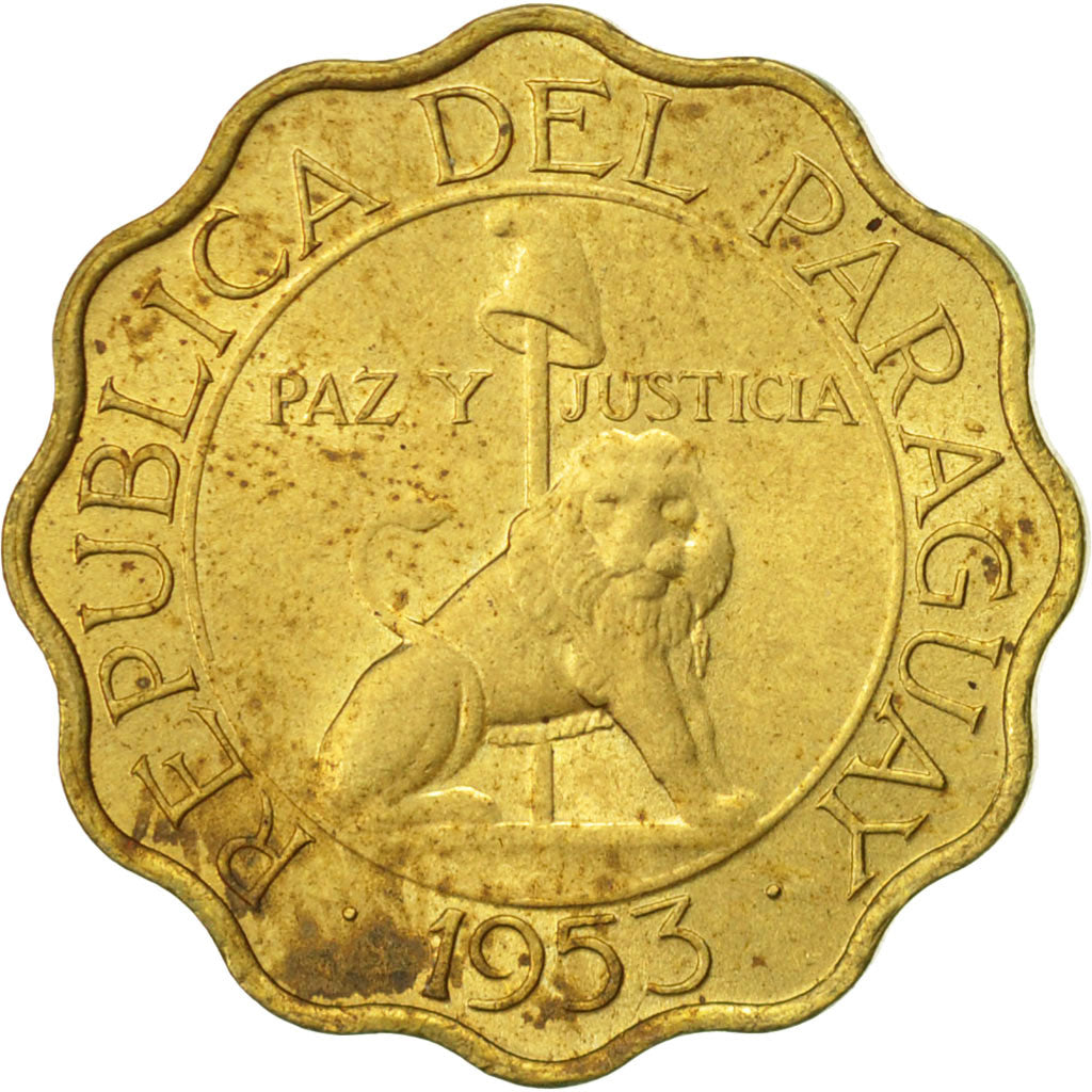 Moneta, Paraguay, 25 Centimos, 1953, BB+, Alluminio-bronzo, KM:27