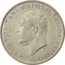 Coin, Samoa, 20 Sene, 1967, AU(55-58), Copper-nickel, KM:5