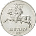 Monnaie, Lithuania, 5 Centai, 1991, SUP, Aluminium, KM:87