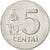 Moneta, Litwa, 5 Centai, 1991, AU(55-58), Aluminium, KM:87