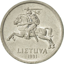 Lituania, Litas, 1991, EBC, Cobre - níquel, KM:91