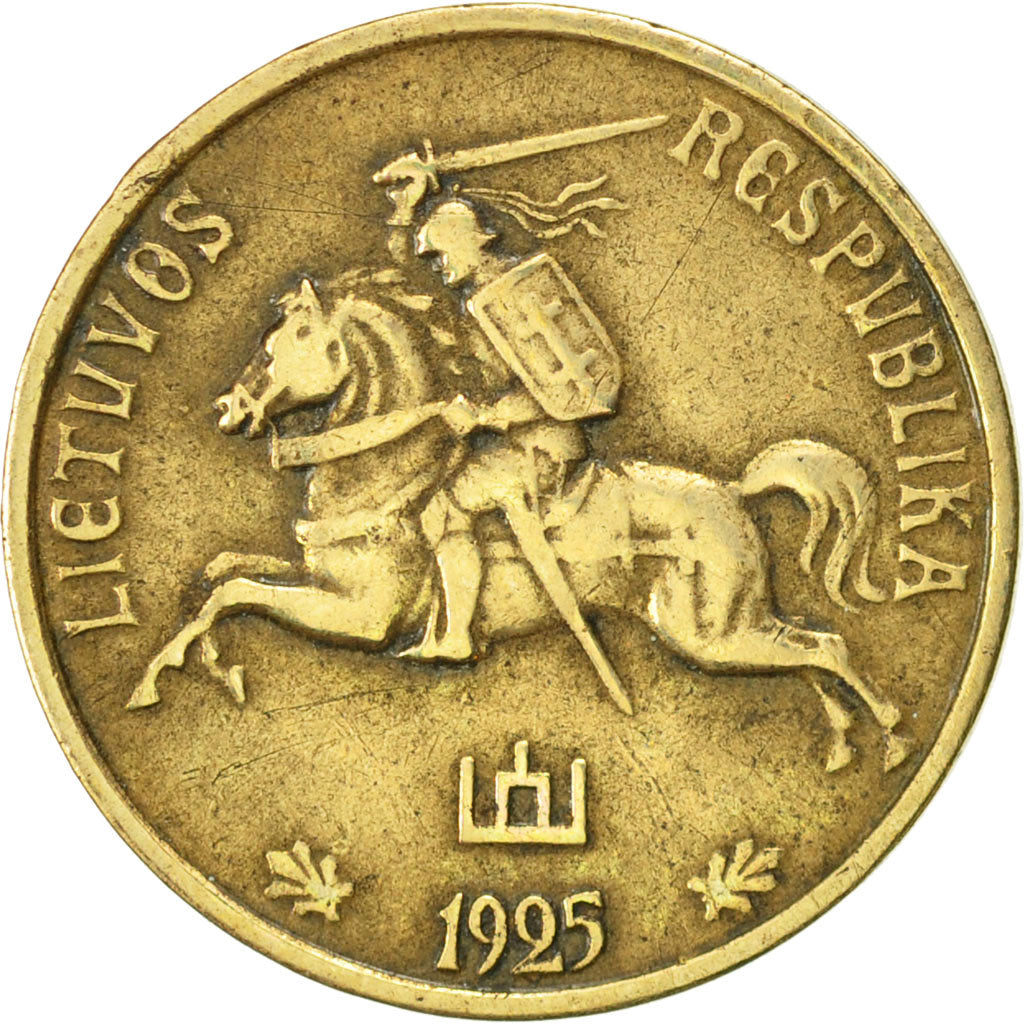 Coin, Lithuania, 10 Centu, 1925, King's Norton, EF(40-45), Aluminum-Bronze