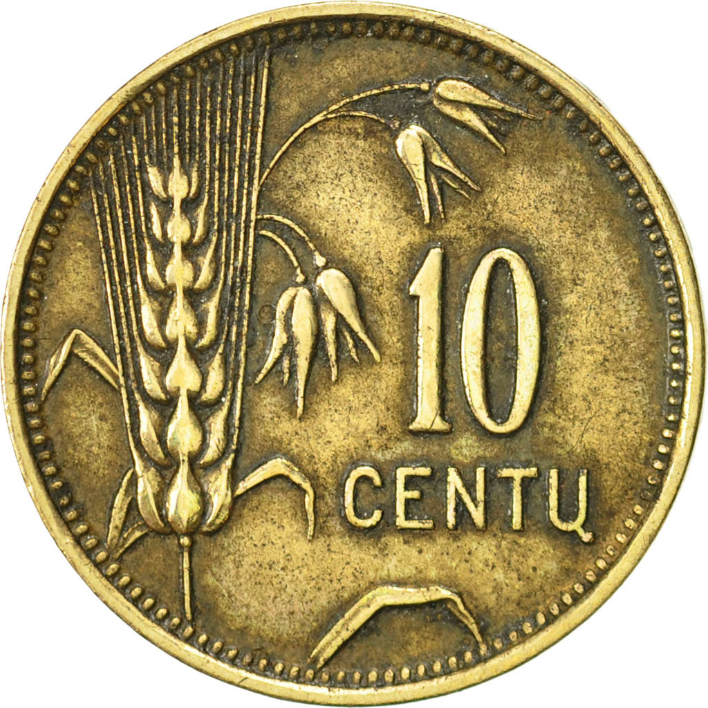 Coin, Lithuania, 10 Centu, 1925, King's Norton, EF(40-45), Aluminum-Bronze