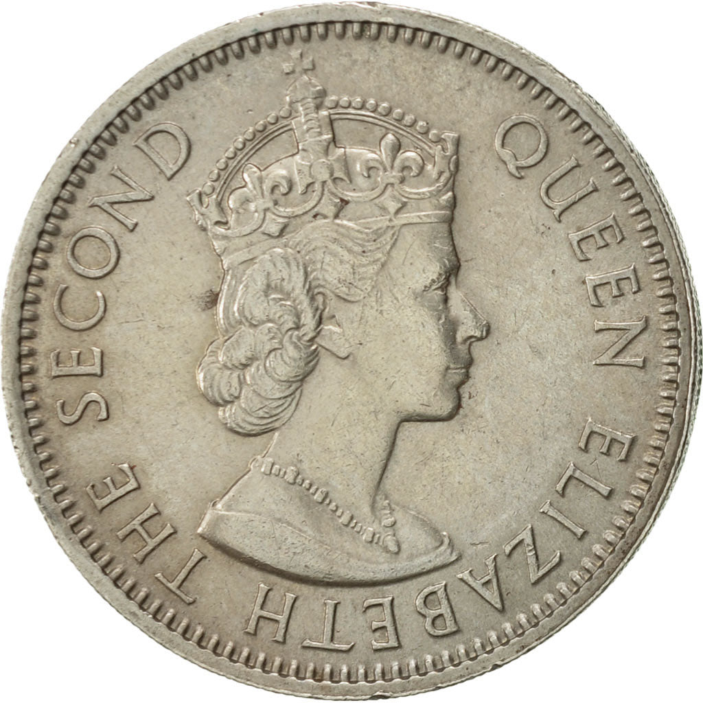 Coin, Nigeria, Elizabeth II, Shilling, 1959, AU(55-58), Copper-nickel, KM:5