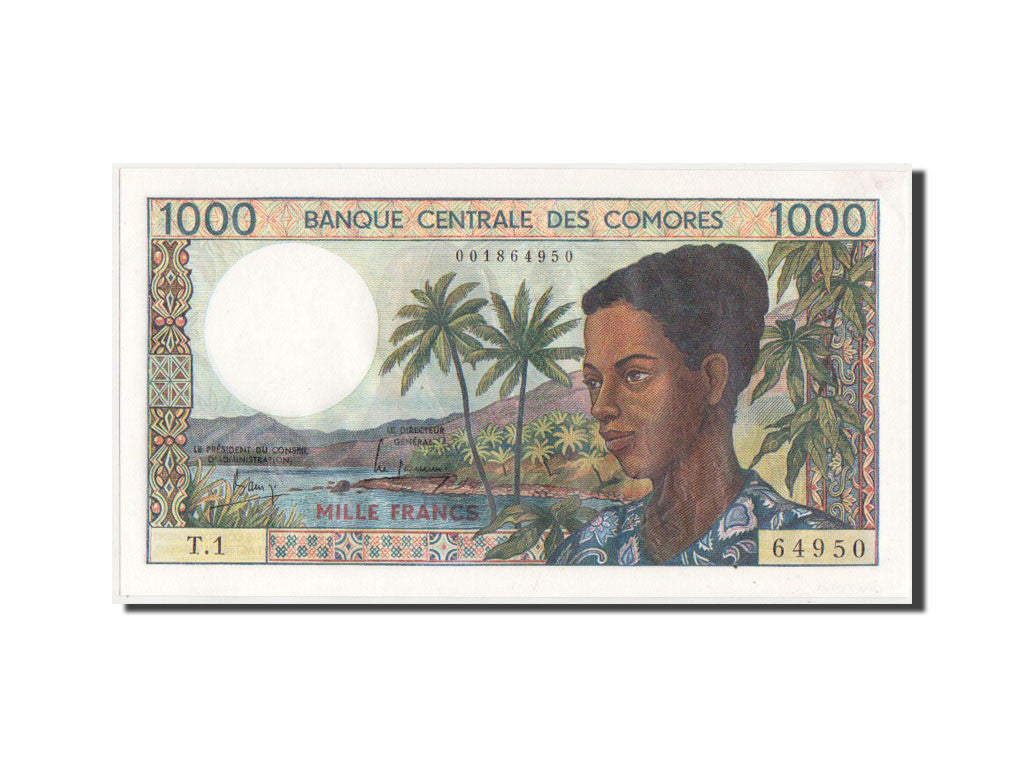 Banknote, Comoros, 1000 Francs, 1984, UNC(65-70)