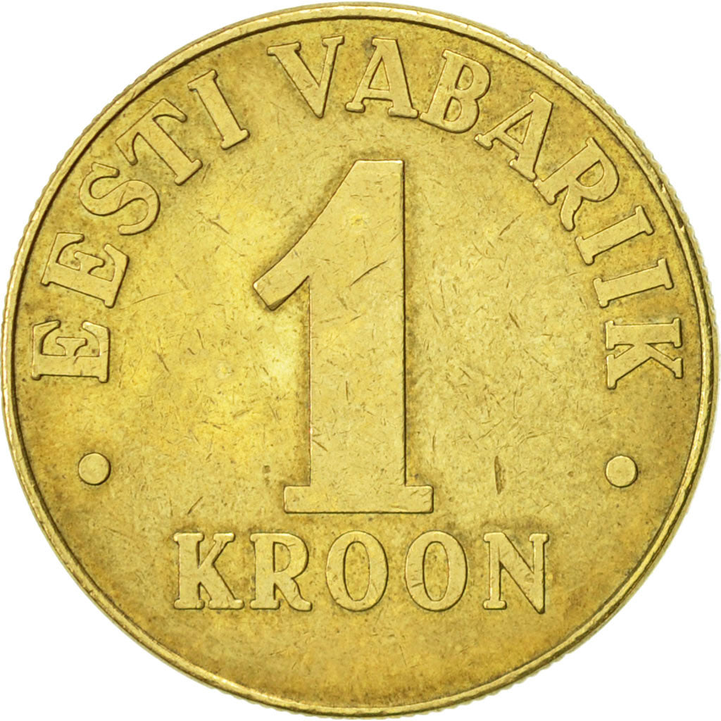 Coin, Estonia, Kroon, 1998, no mint, AU(55-58), Aluminum-Bronze, KM:35