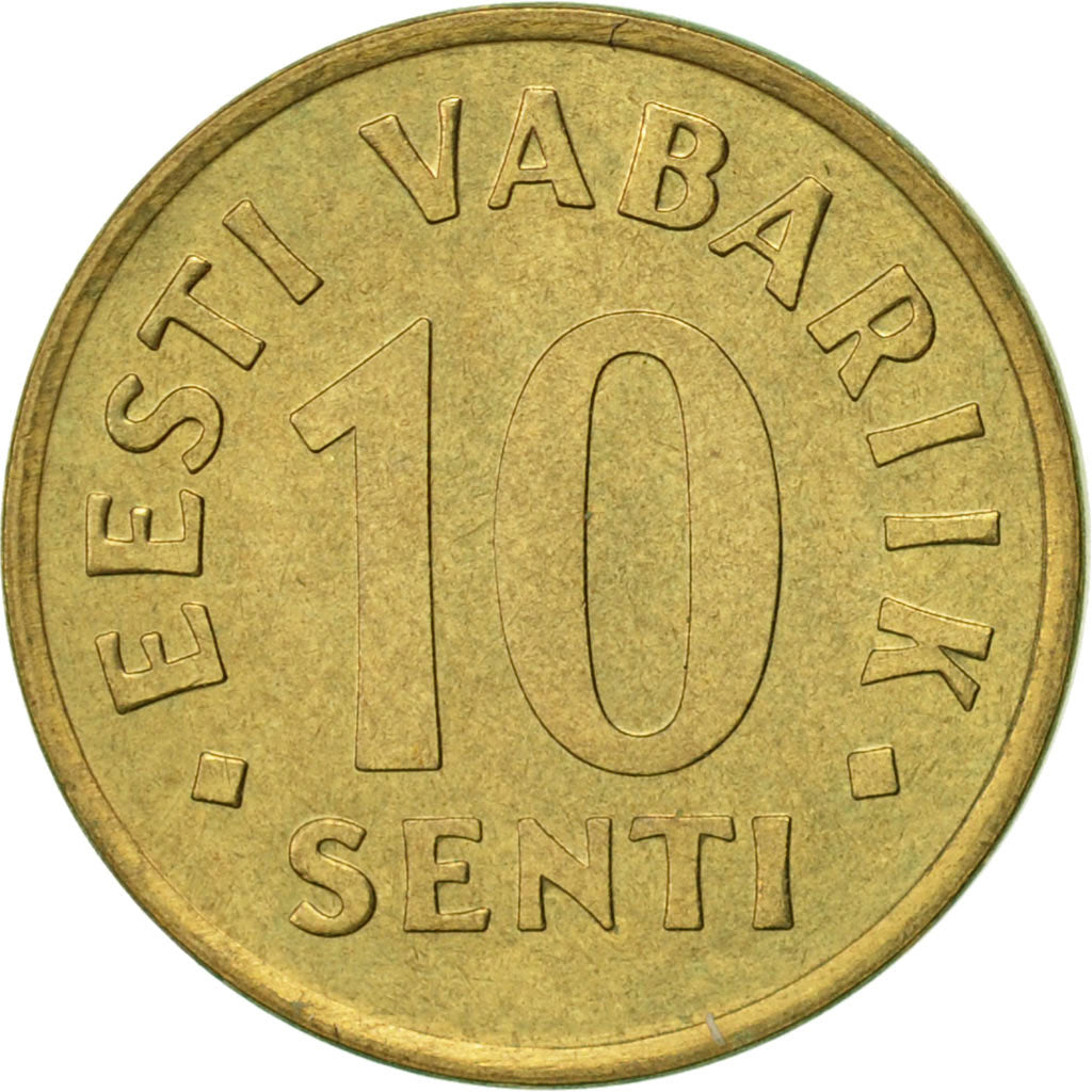 Münze, Estonia, 10 Senti, 1992, no mint, VZ, Aluminum-Bronze, KM:22