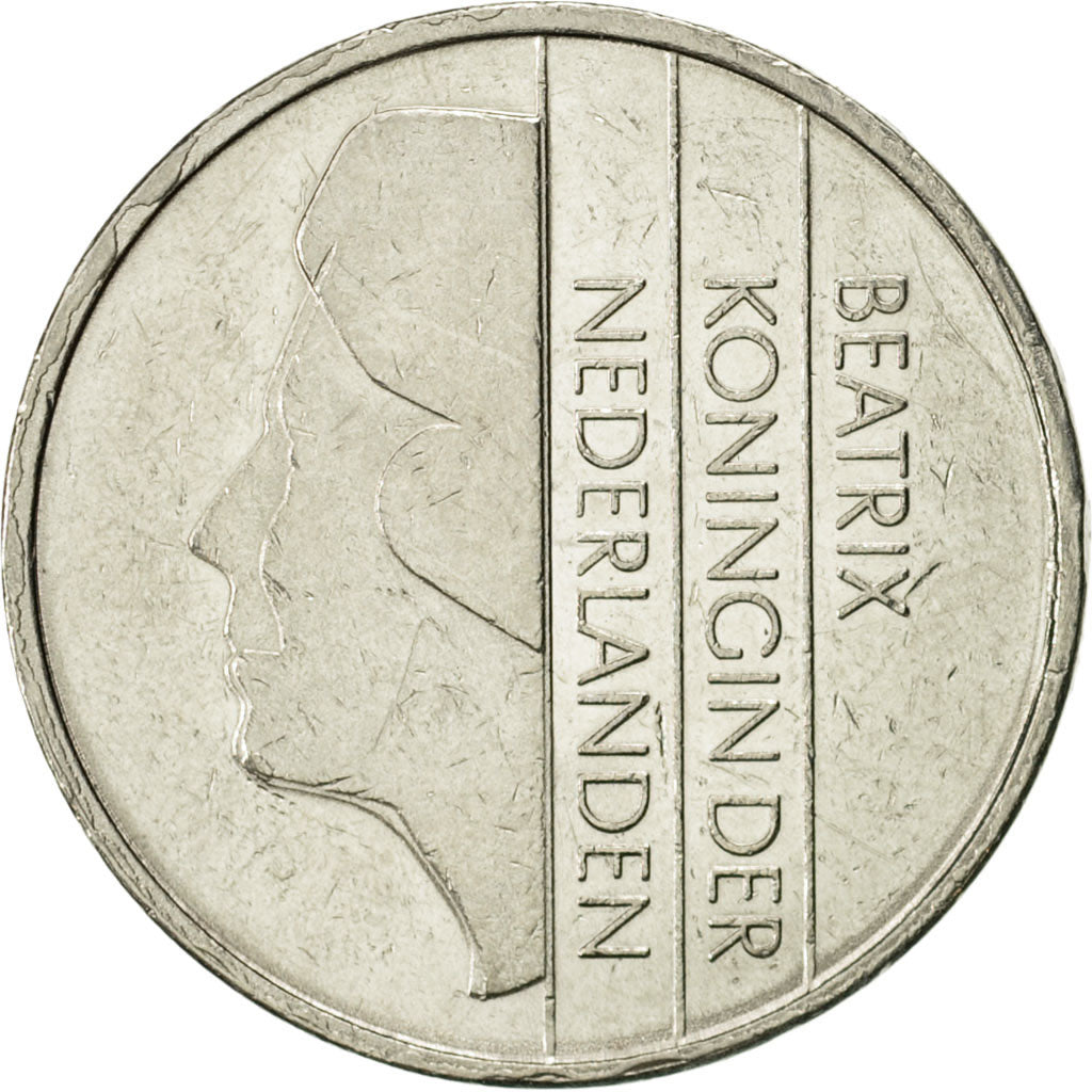 Monnaie, Pays-Bas, Beatrix, Gulden, 1995, TTB+, Nickel, KM:205