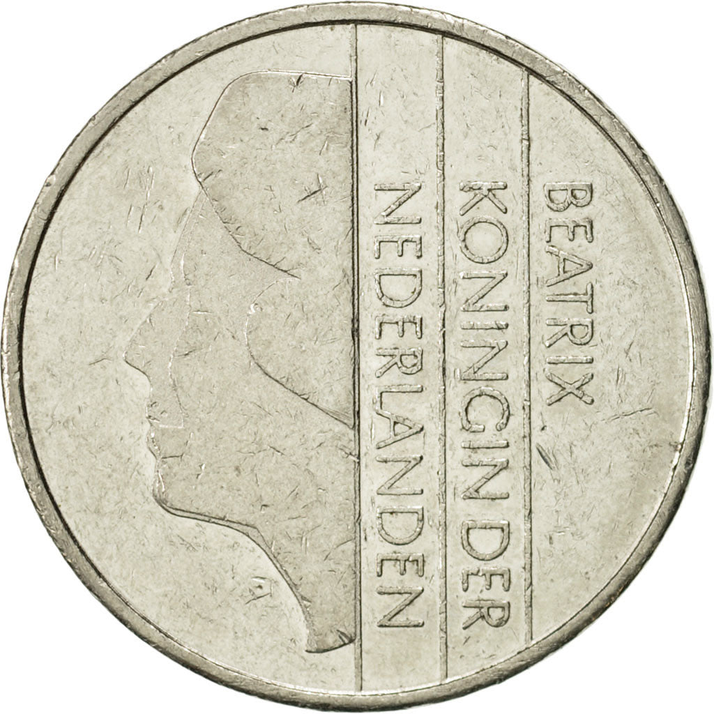 Moneta, Holandia, Beatrix, Gulden, 1993, AU(50-53), Nikiel, KM:205