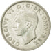 Great Britain, George VI, Florin, Two Shillings, 1937, AU(50-53), Silver, KM:855