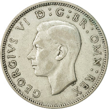 Moneta, Gran Bretagna, George VI, Florin, Two Shillings, 1939, BB+, Argento