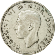 Monnaie, Grande-Bretagne, George VI, Florin, Two Shillings, 1939, TTB+, Argent