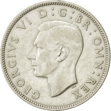 Coin, Great Britain, George VI, Florin, Two Shillings, 1941, AU(50-53), Silver