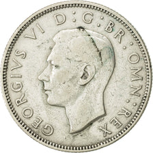 Munten, Groot Bretagne, George VI, Florin, Two Shillings, 1940, ZF+, Zilver