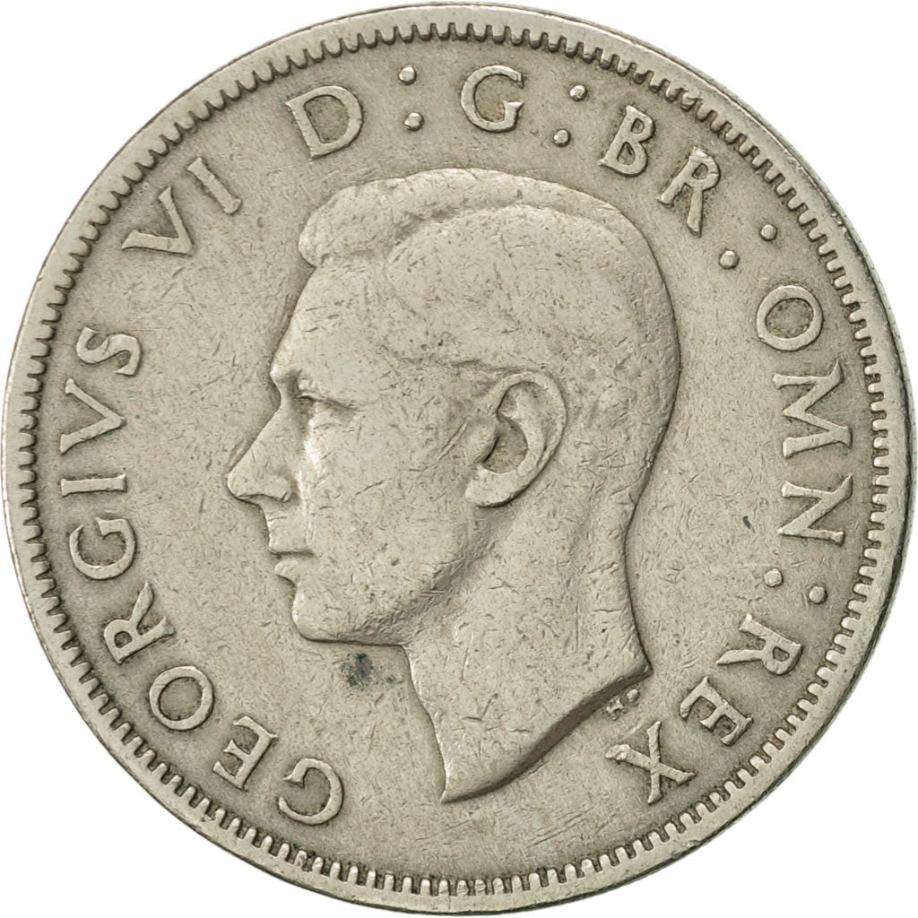 Coin, Great Britain, George VI, Florin, Two Shillings, 1948, AU(50-53)
