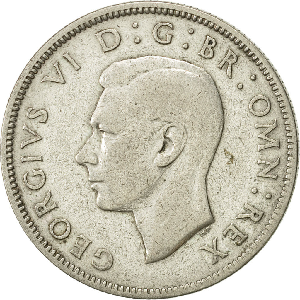 Moneta, Gran Bretagna, George VI, Florin, Two Shillings, 1938, BB+, Argento