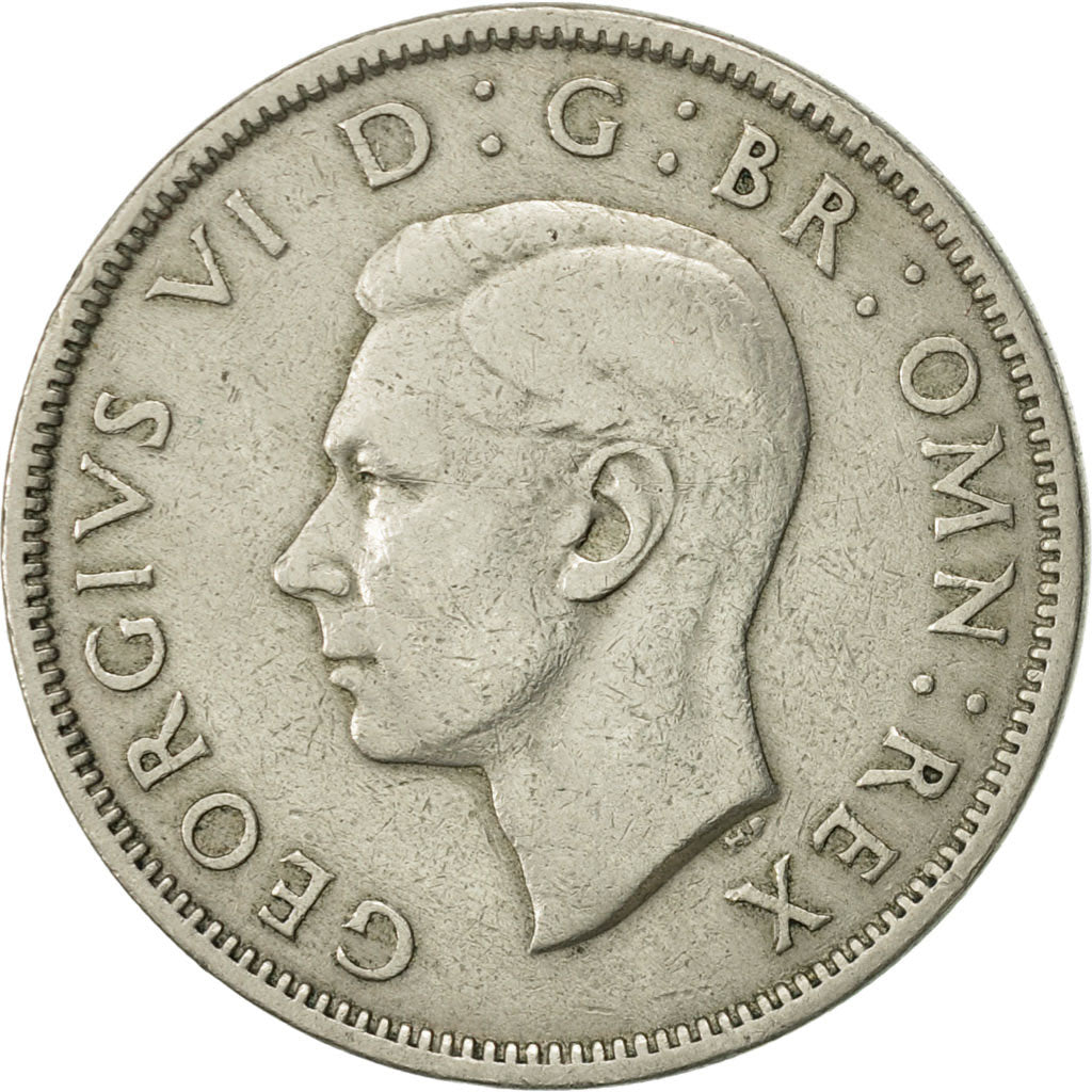 Moneta, Gran Bretagna, George VI, Florin, Two Shillings, 1950, BB+, Rame-nichel