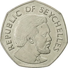 Seychelles, 5 Rupees, 1976, British Royal Mint, AU(55-58), Copper-nickel, KM:27