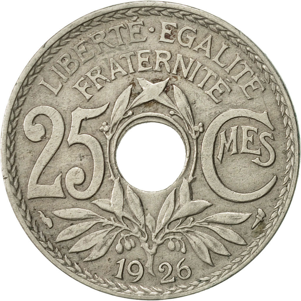 Monnaie, France, Lindauer, 25 Centimes, 1926, TTB, Copper-nickel, KM:867a