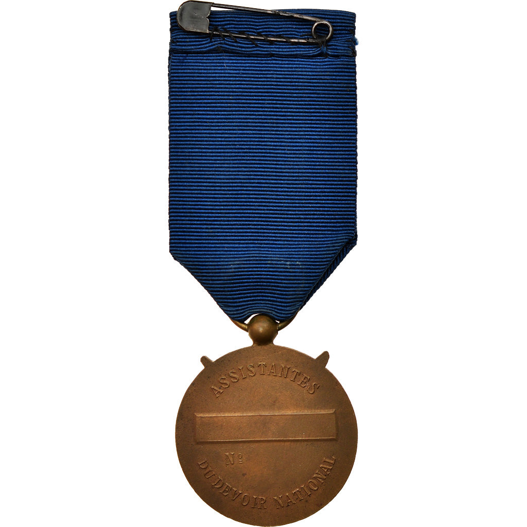 France, Assistantes du Devoir National, Medal, Excellent Quality, Desvignes