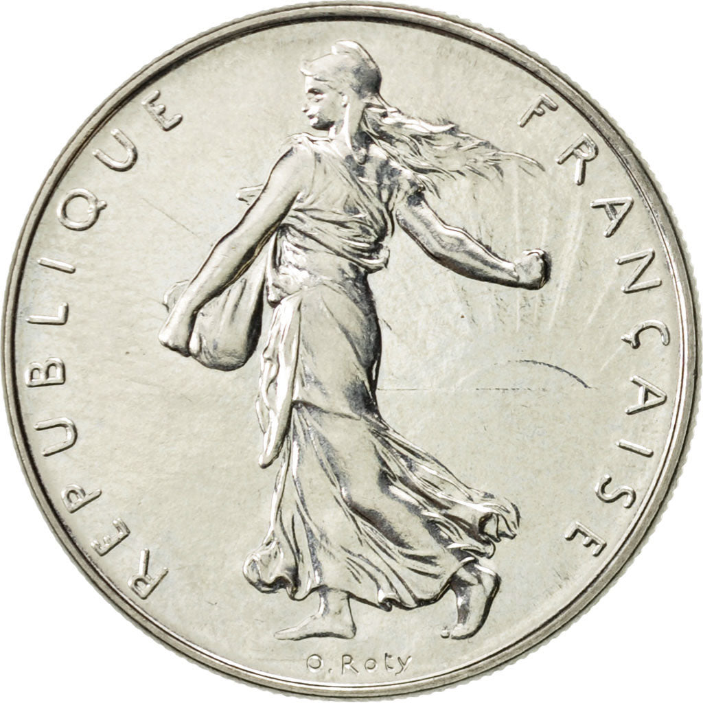 France, Semeuse, Franc, 1995, Paris, AU(55-58), Nickel, KM:925.1, Gadoury:474