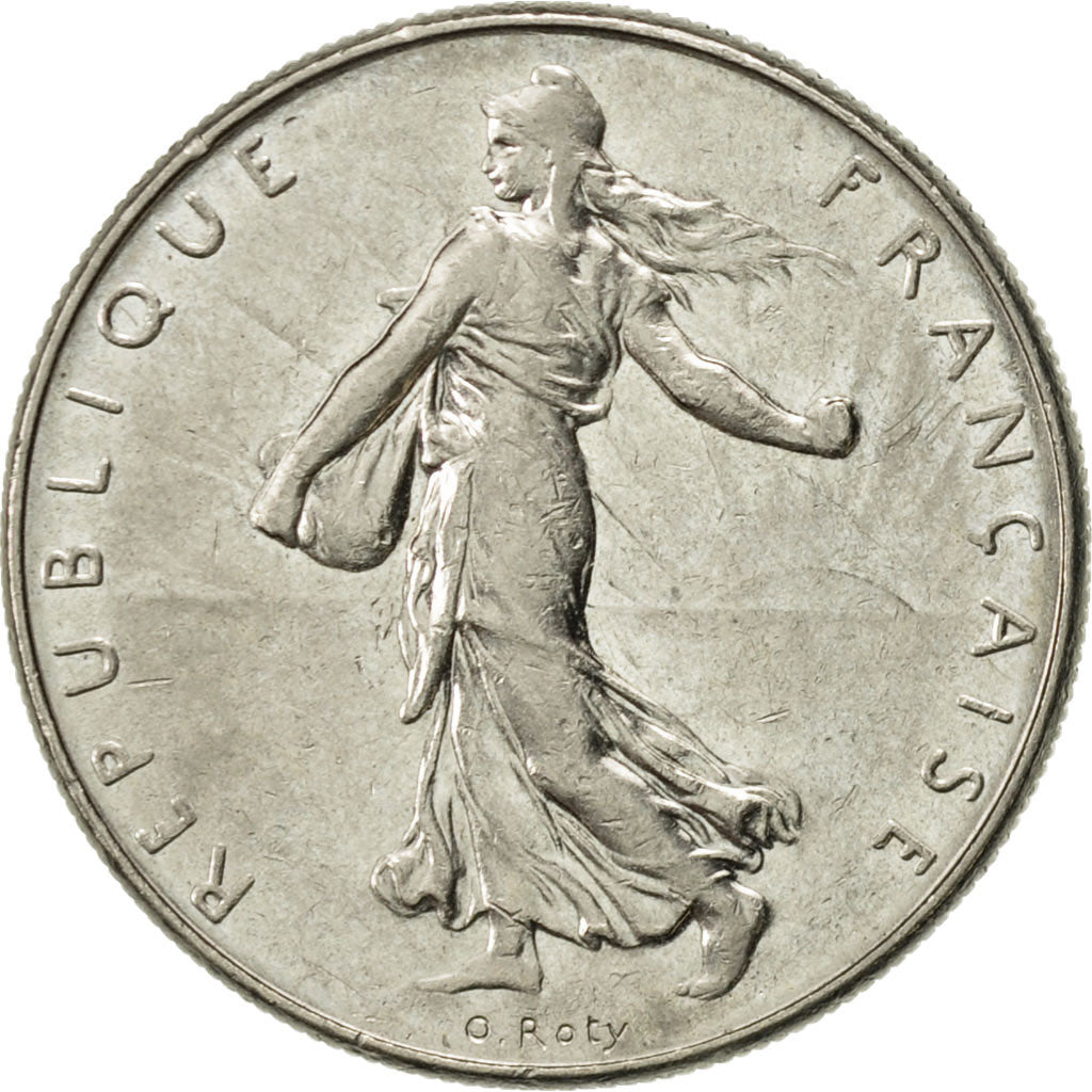 France, Semeuse, Franc, 1987, Paris, SUP, Nickel, KM:925.1, Gadoury:474