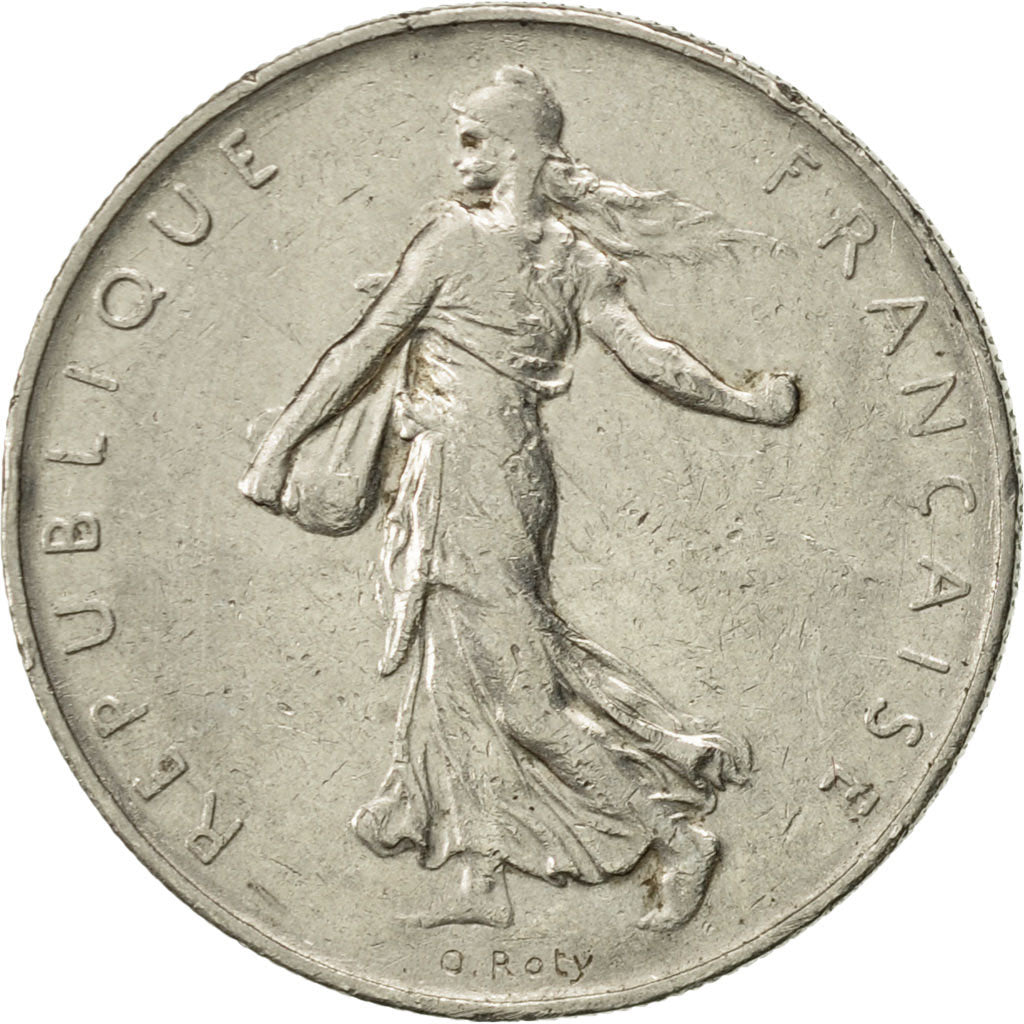 Coin, France, Semeuse, Franc, 1965, Paris, AU(55-58), Nickel, KM:925.1