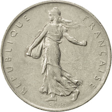 France, Semeuse, Franc, 1968, Paris, AU(55-58), Nickel, KM:925.1, Gadoury:474