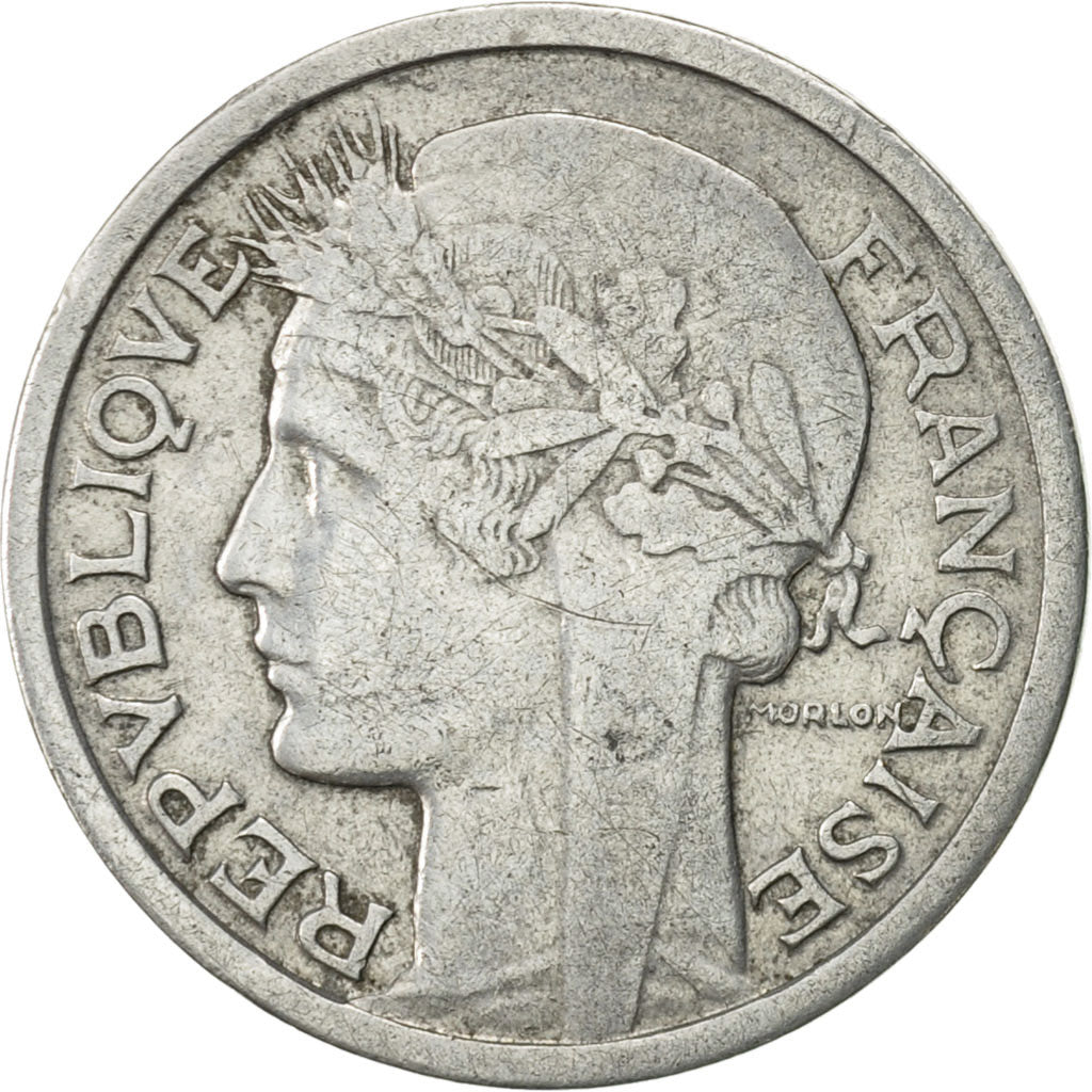 Monnaie, France, Morlon, Franc, 1945, Castelsarrasin, TTB, Aluminium, KM:885a.3