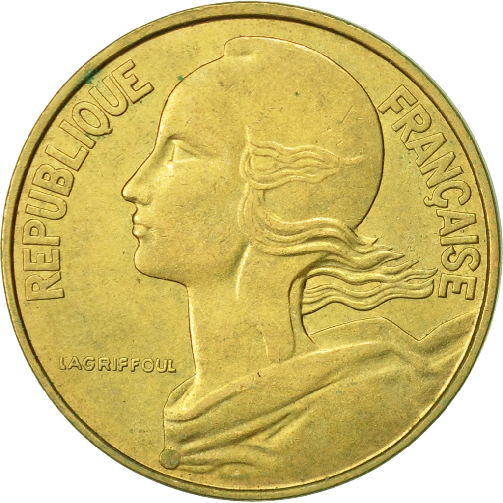Münze, Frankreich, Marianne, 20 Centimes, 1967, Paris, SS+, Aluminum-Bronze