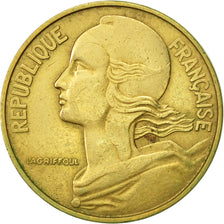 Moneda, Francia, Marianne, 20 Centimes, 1969, Paris, MBC+, Aluminio - bronce
